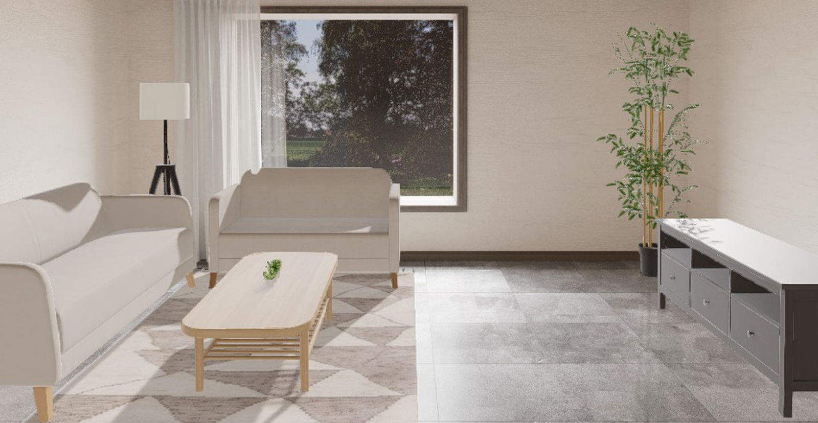 Cozy & Natural Living Room - Dark Espresso